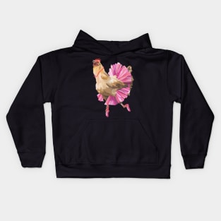 Fashionable 80's Chicken Kids Hoodie